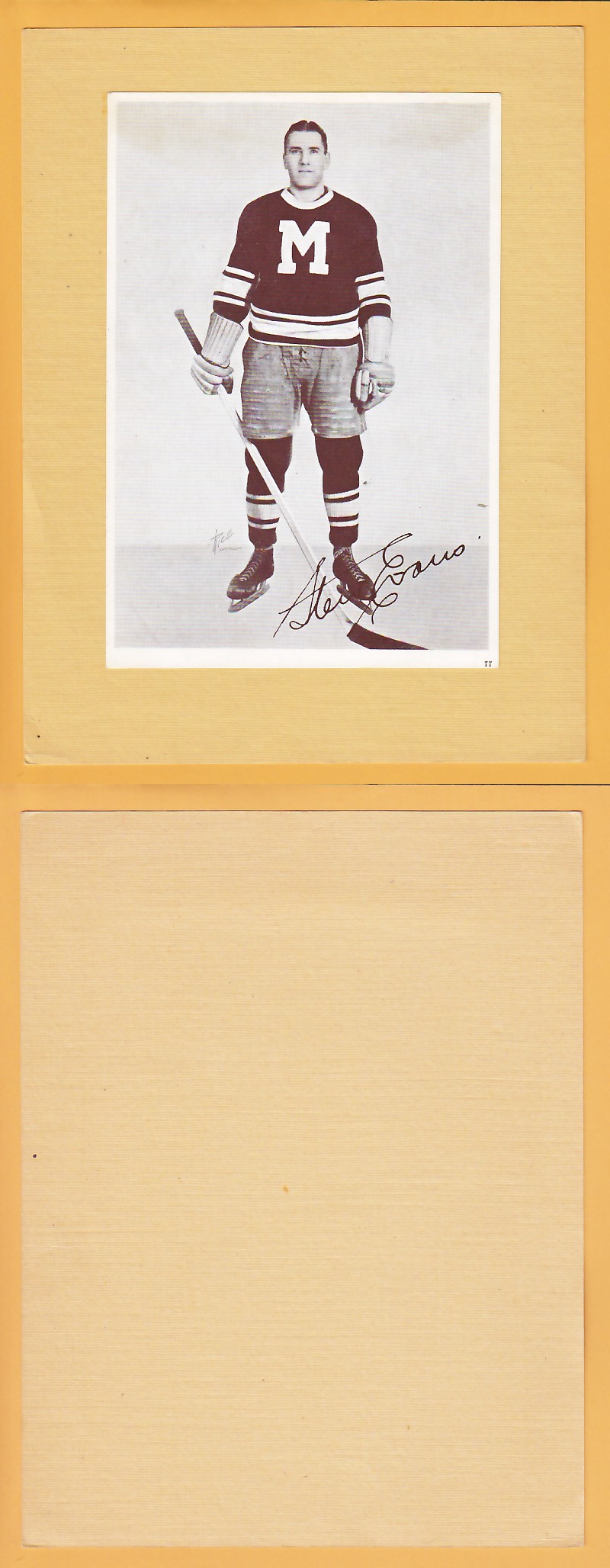 1935-40 CROWN BRAND PHOTO #77 STEWART EVANS photo 1935-40 CROWN BRAND PHOTO #77 STEWART EVANS photo